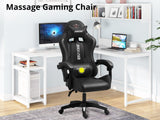 Josslyn Massage Gaming Chair Black