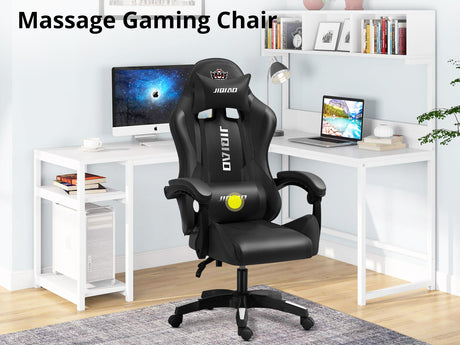 Josslyn Massage Gaming Chair Black