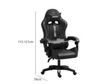 Josslyn Massage Gaming Chair Black