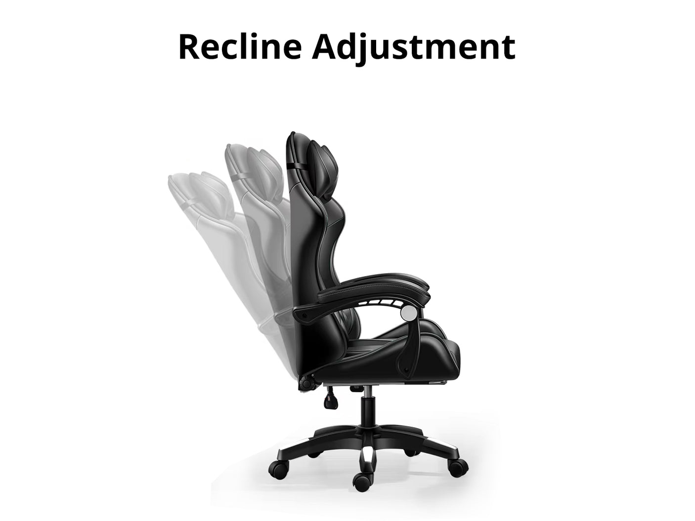 Josslyn Massage Gaming Chair Black