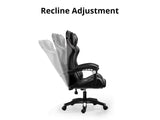 Josslyn Massage Gaming Chair Black