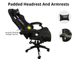 Josslyn Massage Gaming Chair Black