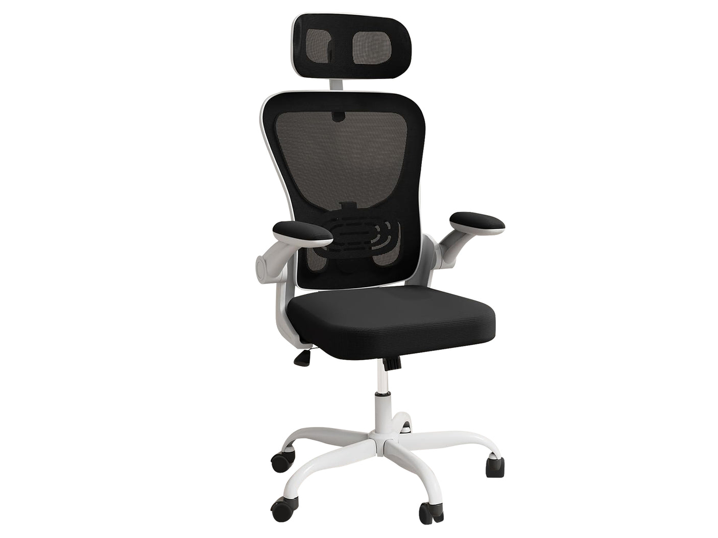 Molina Mesh Task Chair White+Black