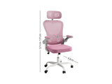 Molina Mesh Task Chair White+Pink