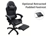 Gaming Table R6 140cm & Faron Gaming Chair PVC Black