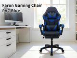 Faron Gaming Chair PVC Blue