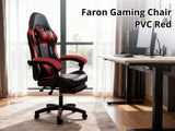 Gaming Table R6 120cm & Faron Gaming Chair PVC Red
