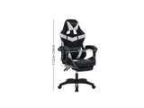 Gaming Table R6 120cm & Faron Gaming Chair PVC White