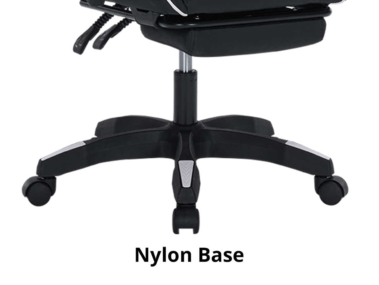 Gaming Table L2R Right 160CM & Faron Gaming Chair PVC White