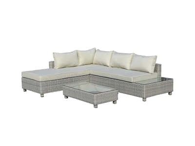 3pc Outdoor Sofa Set PE rattan