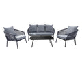 4-Piece Outdoor Sofa Set - Grey