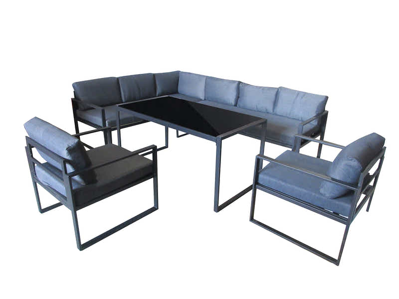 5pc Outdoor Corner Sofa Set PE