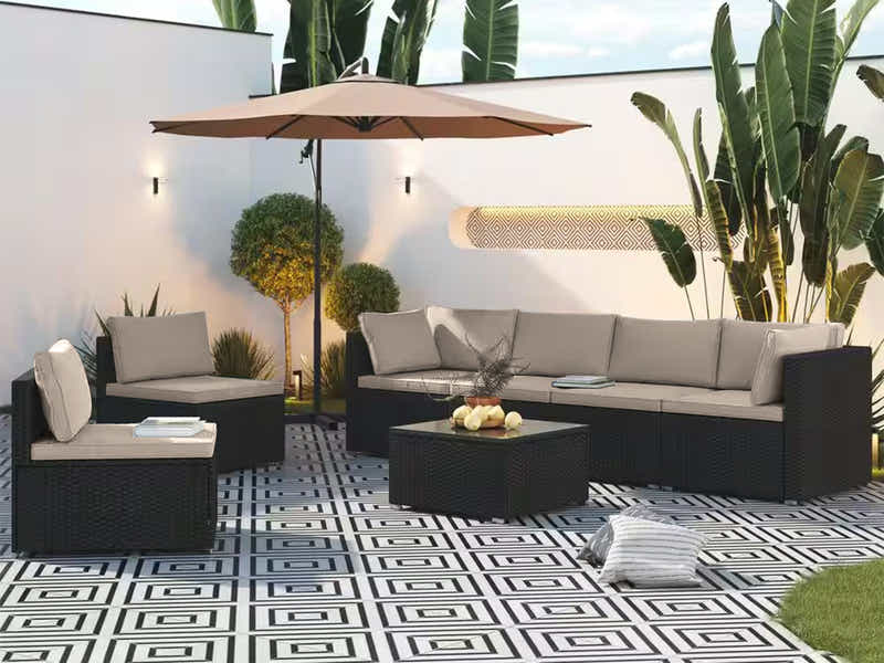 7pc Outdoor Sofa Set PE rattan