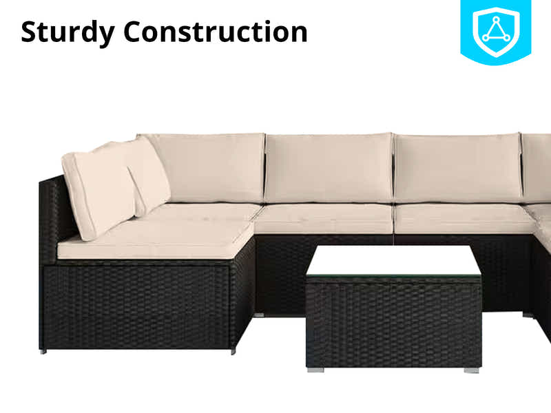 7pc Outdoor Sofa Set PE rattan
