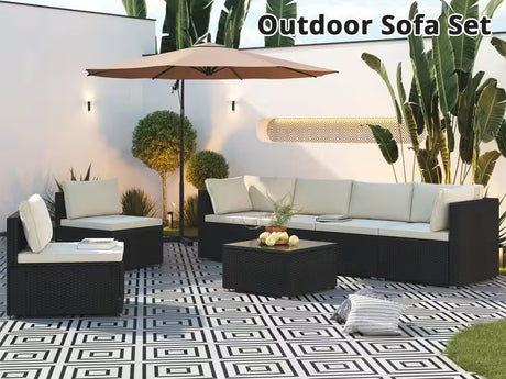 7pc Outdoor Sofa Set PE rattan