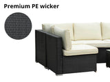 7pc Outdoor Sofa Set PE rattan