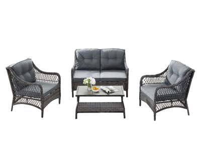 4pc Outdoor Sofa Set PE rattan