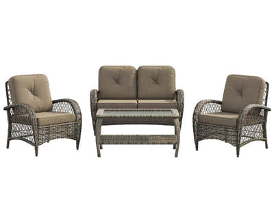 4pc Outdoor Sofa Set PE rattan