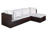Hampton 4PC Outdoor Sofa Set PE rattan
