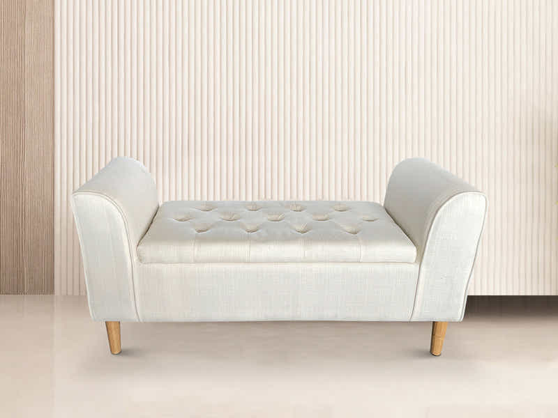 Hollis Storage Ottoman Bench Linen