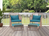 Madalena 4-Piece Patio Set With Stool