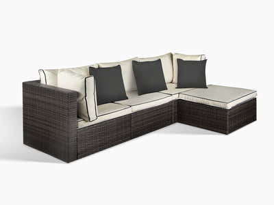 Hampton 4PC Outdoor Sofa Set PE rattan