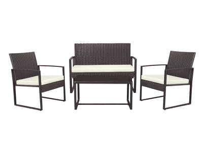 Thea Outdoor Rattan Set PE rattan