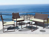 Thea Outdoor Rattan Set PE rattan