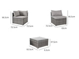 Lyrissa 7PC Outdoor Set PE wicker