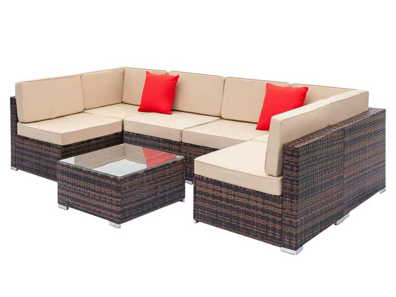 Caelan 7PC Outdoor Sofa Set