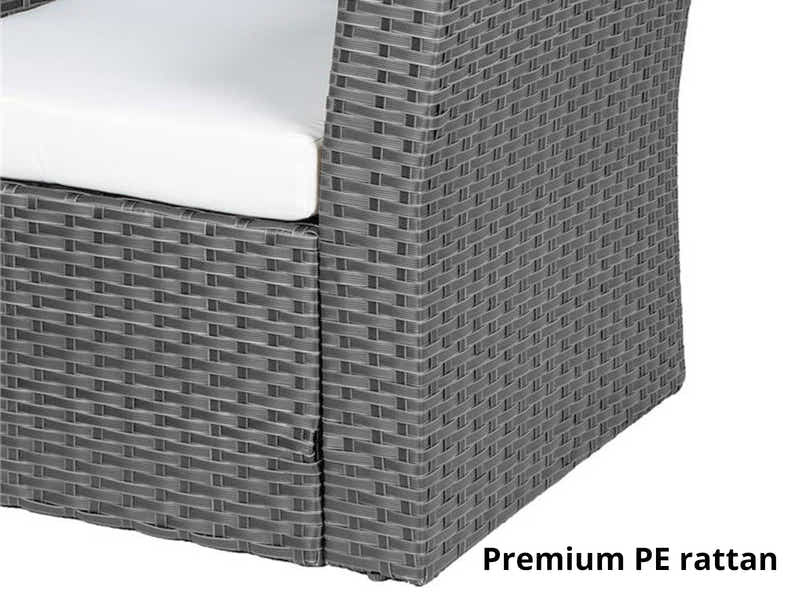 Geoff 4PC Outdoor Set Grey+White