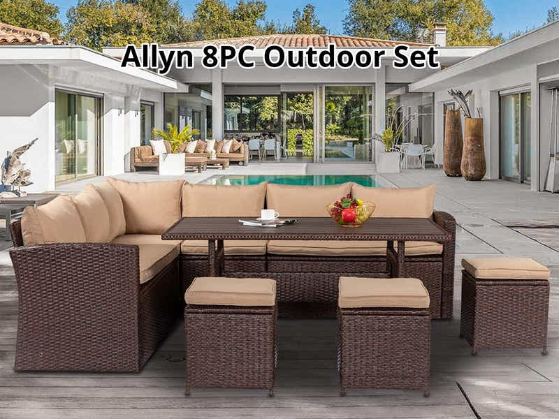 Allyn 8PC Outdoor Set