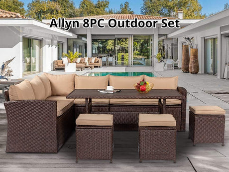 DS Allyn 8PC Outdoor Set