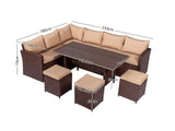 DS Allyn 8PC Outdoor Set