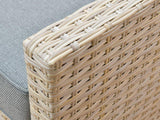 Jezza 5PC Patio Set Khaki+Grey