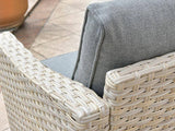 Jezza 5PC Patio Set Khaki+Grey