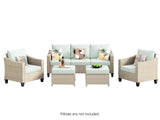 DS Jezza 5PC Patio Set Khaki+Mint