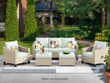 DS Jezza 5PC Patio Set Khaki+Mint