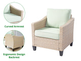 DS Jezza 5PC Patio Set Khaki+Mint