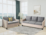 DS Sanstar 2PC Patio Set Khaki+Grey