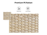 DS Sanstar 2PC Patio Set Khaki+Grey
