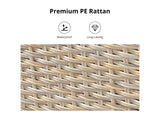 DS Aphrodite Patio Chair x2 Khaki+Black