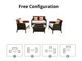 DS Ryanne 5PC Outdoor Set