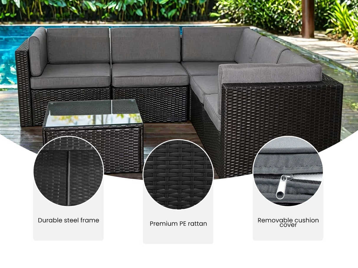 DS Avoca 6PC Patio Set
