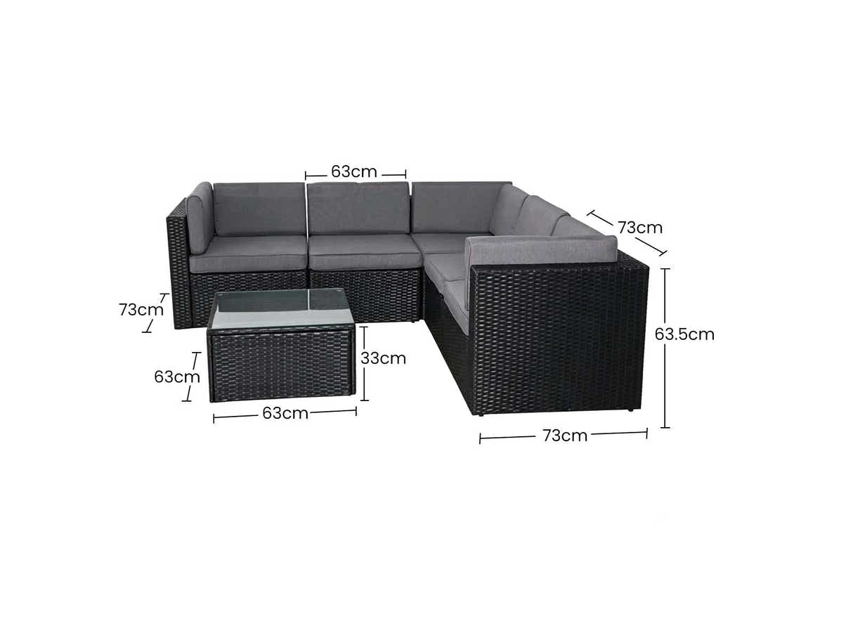 DS Avoca 6PC Patio Set