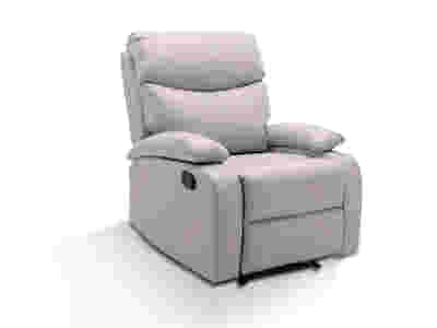 DS Giselle PU Leather Recliner Chair - Beige