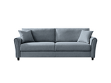 Cozza Linen Sofa Blue