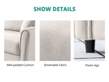 Cozza Linen Sofa Cream