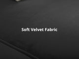 Celisha Sectional Sofa Set Velvet Black