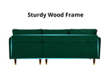 Celisha Velvet Sofa Set - Green